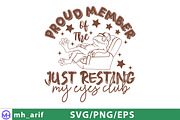 Funny Proud Member Of The Just Resti, a Graphic by mh_arif (Thumbnail 1 of 4)