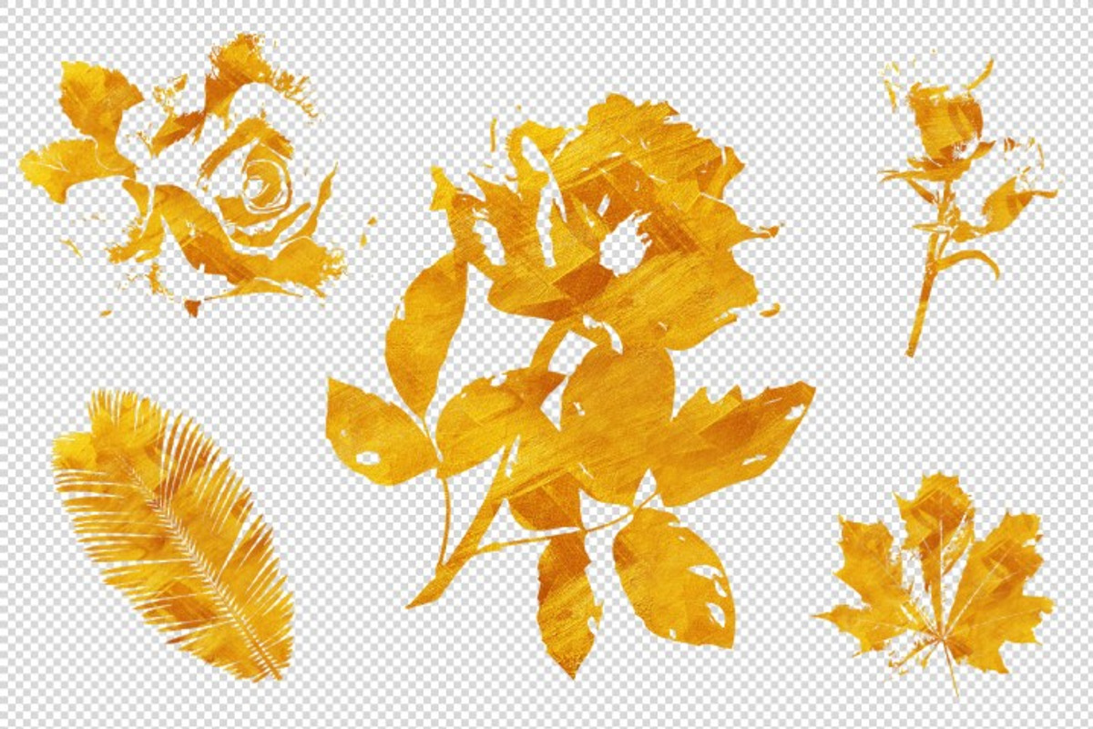Gold texture elements, a Texture Graphic by VL Shop (Photo 9 of 12)