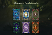 Elemental Cards Bundle, an Object Graphic by Kodiak Graphics (Thumbnail 1 of 3)