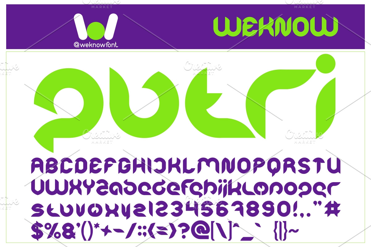 intan putri pratiwi font, a Font by weknow (Photo 4 of 5)