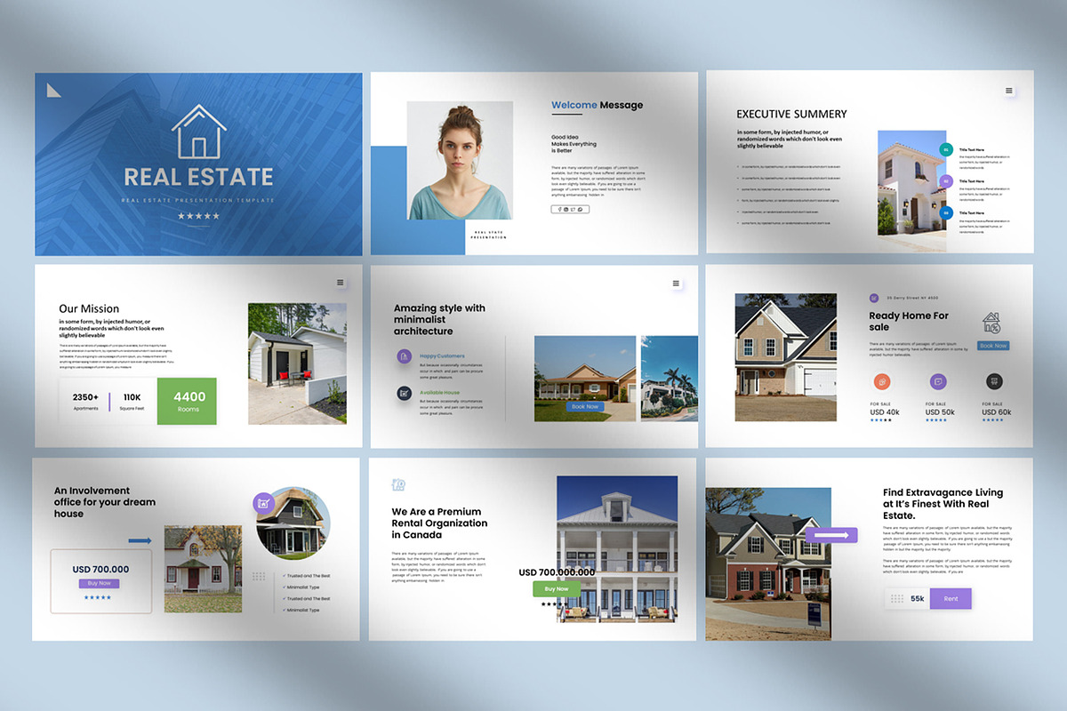 Real Estate Template, a Presentation Template by Pradaxa (Photo 4 of 9)