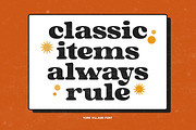 York village - Retro Display Font, a Serif Font by Letterhend Studio (Thumbnail 4 of 9)
