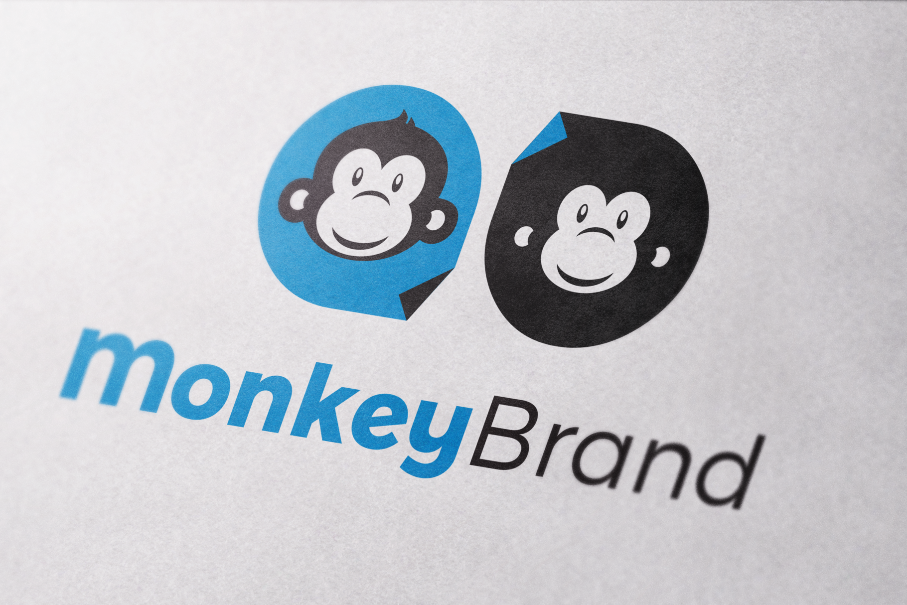 Monkey Brand Logo by Redvy Creative  Creative Market