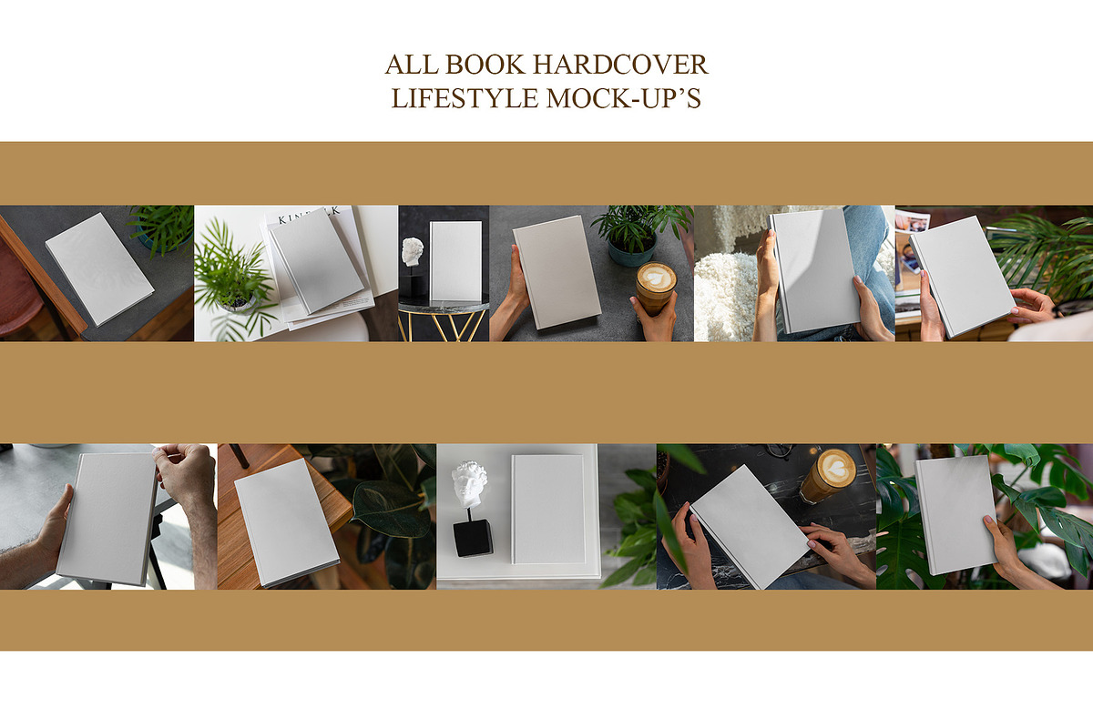 Book Hardcover Lifestyle Mock-Up, a Print Template by Dikarte.Store (Photo 12 of 13)