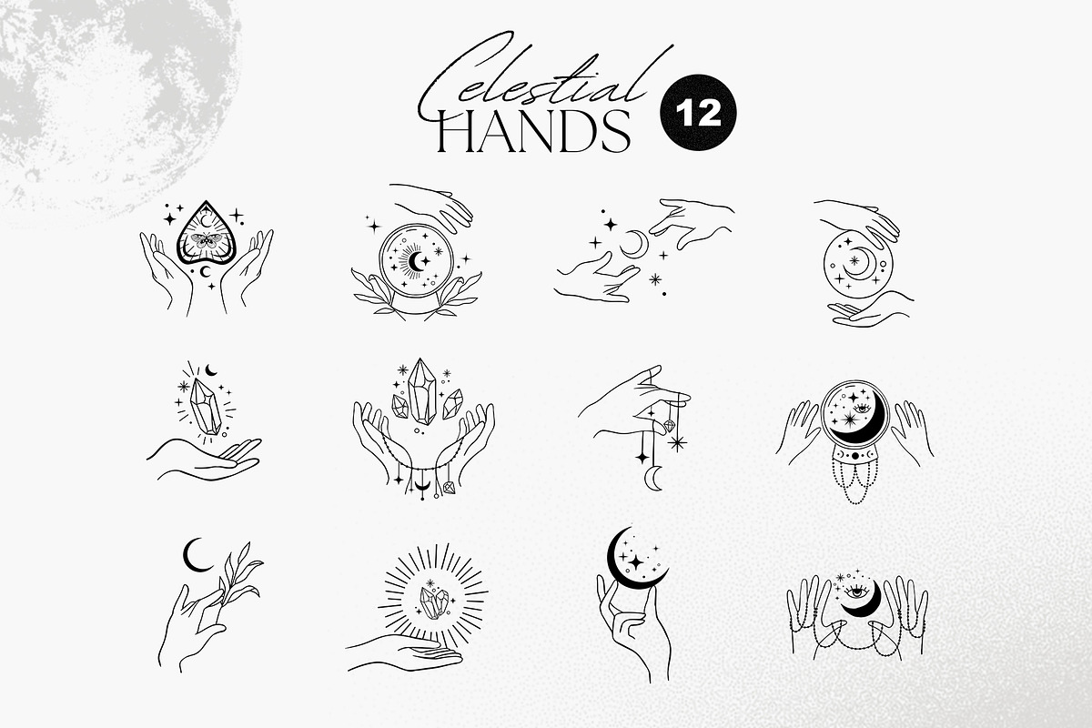 Celestial Cosmic Collection, an Object Illustration by NassyArt (Photo 14 of 16)