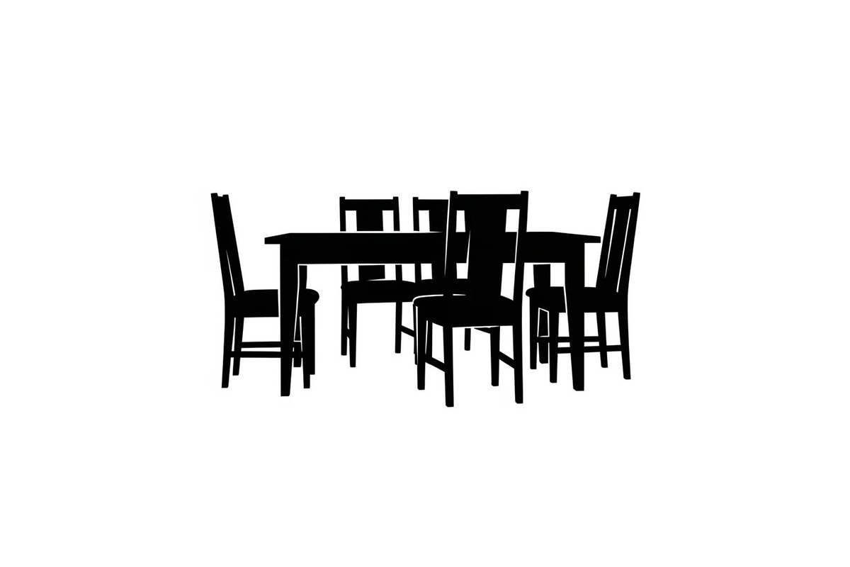 Modern Dining Table Silhouette, a Graphic by musafir_fashion (Photo 8 of 10)