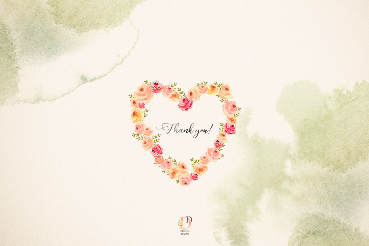 LOVE wedding  floral collection, an Object Graphic by DigitalDream (Photo 14 of 14)