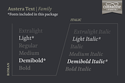 Austera Text Essential #3, a Serif Font by Corradine Fonts (Thumbnail 2 of 14)