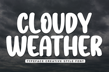 Cloudy Weather | Script Font