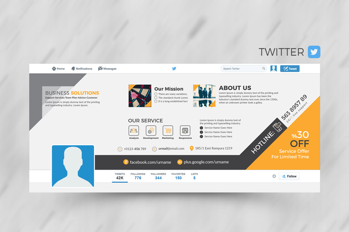 Business Social Media Covers, a Social Media Template by MRI STUDIO (Photo 4 of 7)