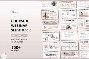 Course Webinar Slide Deck Templates