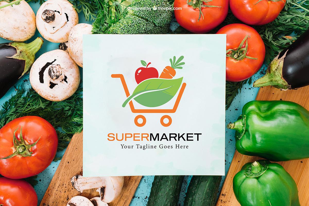 Grocery & Supermarket Logo Template preview 7