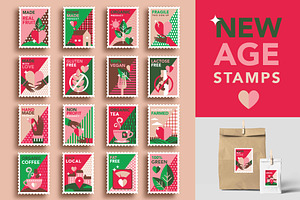 New Age Stamps/Labels