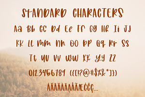 Harvest Wishes Cozy Marker Font