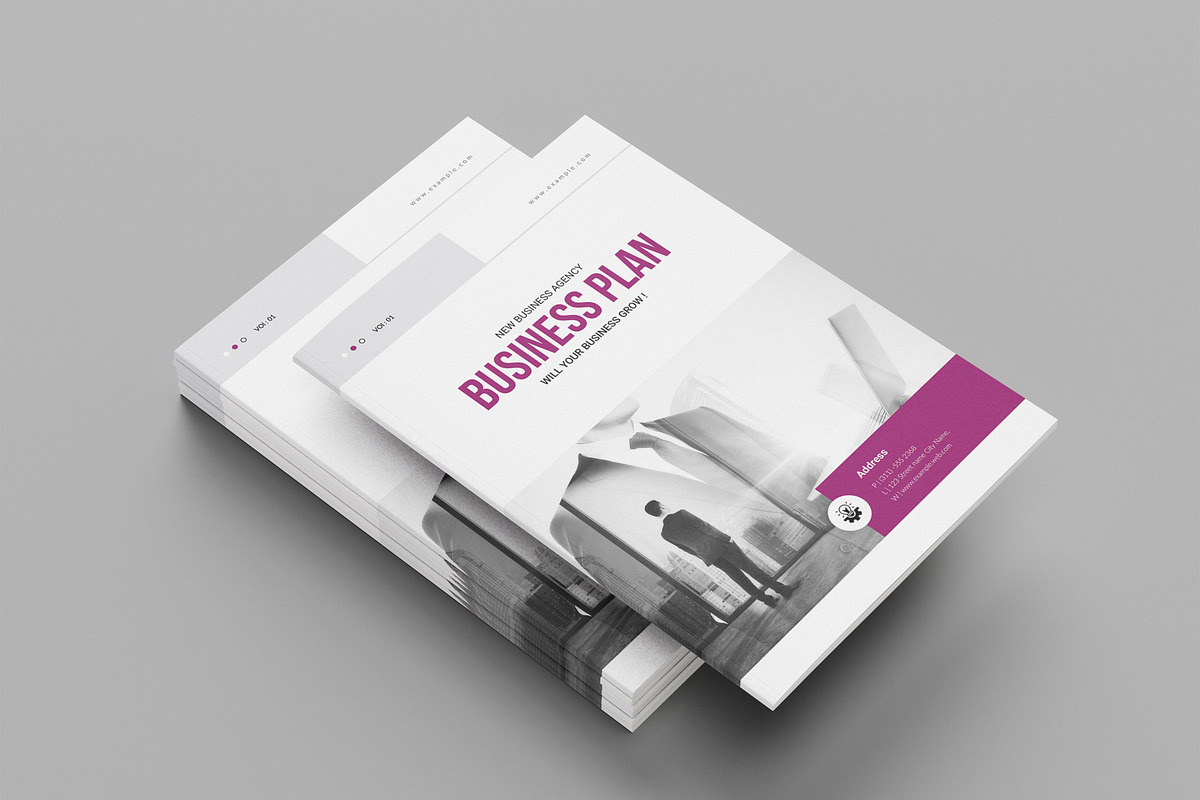 Business Plan Template, a Brochure Template by NorthPeak (Photo 8 of 9)
