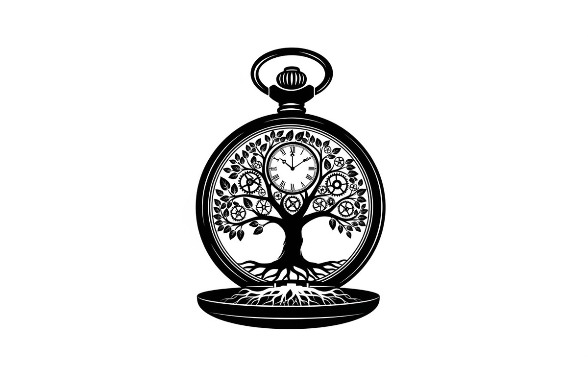 Steampunk Tree of Life Symbol Bundle, an Illustration by yasushie (Photo 20 of 31)