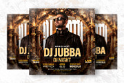 DJ Night Party Flyer Design Template, a Flyer Template by Shajib Shikder (Thumbnail 2 of 2)
