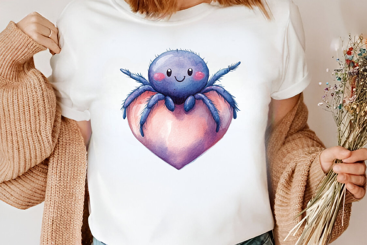 Watercolor Kawaii Spooky Clipart, an Illustration by Canvas Craft (Photo 6 of 7)