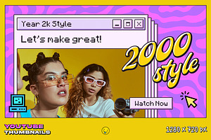 Y2k YouTube Thumbnails