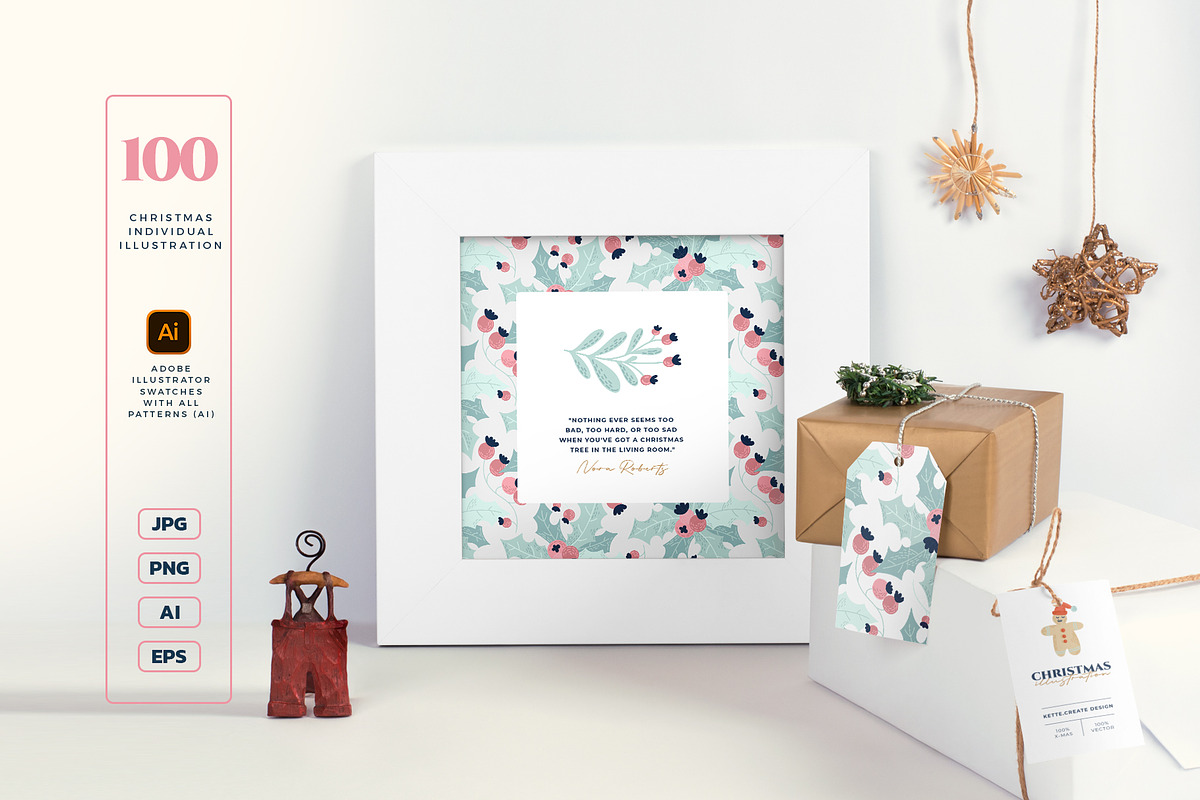 Xmas Bundle | 11 in 1 | 2 500, a Decorative Illustration by KetteCreate (Photo 53 of 58)