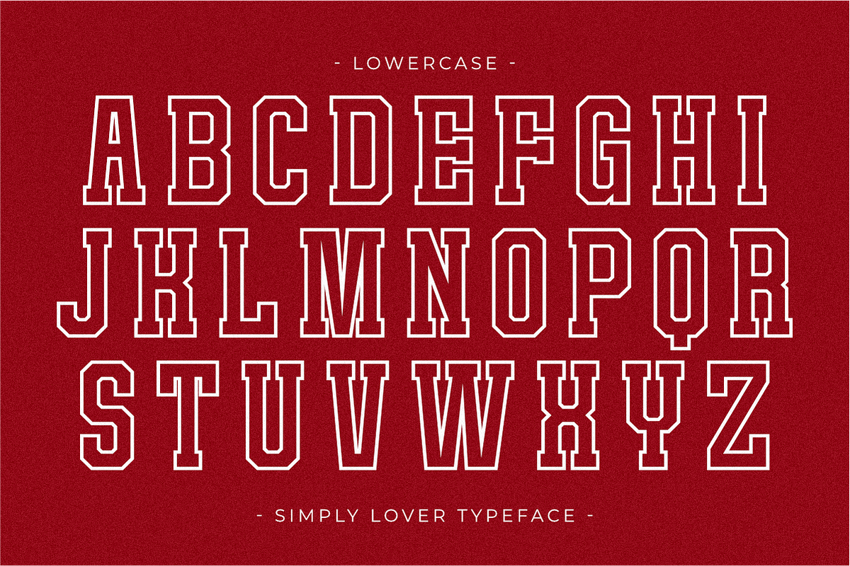 Simply Lover - Display Typeface, a Slab Serif Font by Pian45 Studio (Photo 6 of 8)
