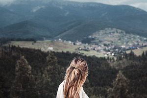 Outdoor fashion photo of young woman stock photo containing woman and fashion