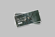 Landscape DL Flyer Mockup, a Print Template by Graphiculon (Thumbnail 8 of 13)