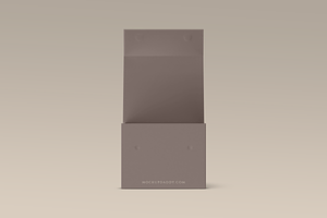 Small Square Premium Box Mockup