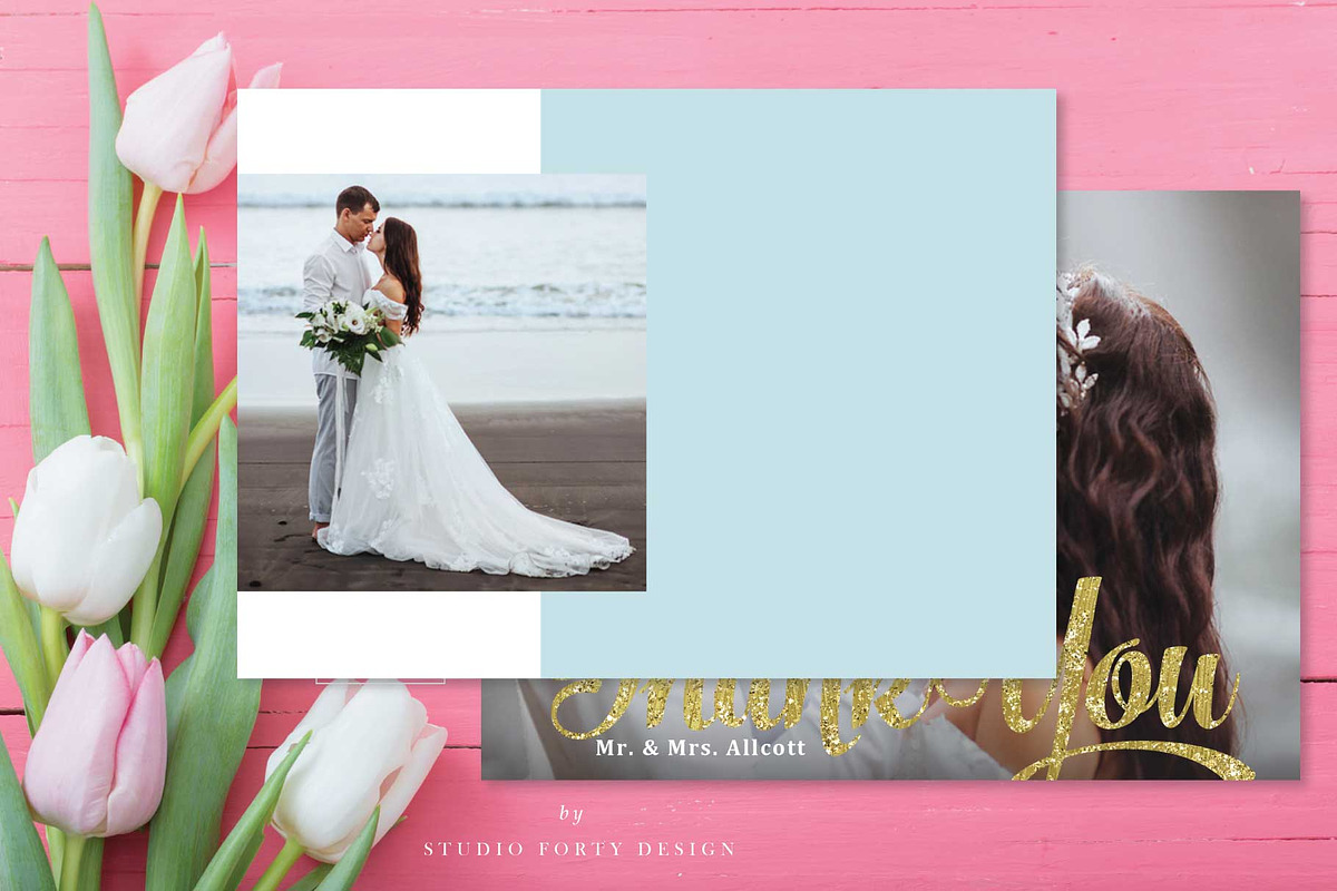 Glamorous Thank You TY105, an Invitation Template by Studio Forty Design (Photo 2 of 4)