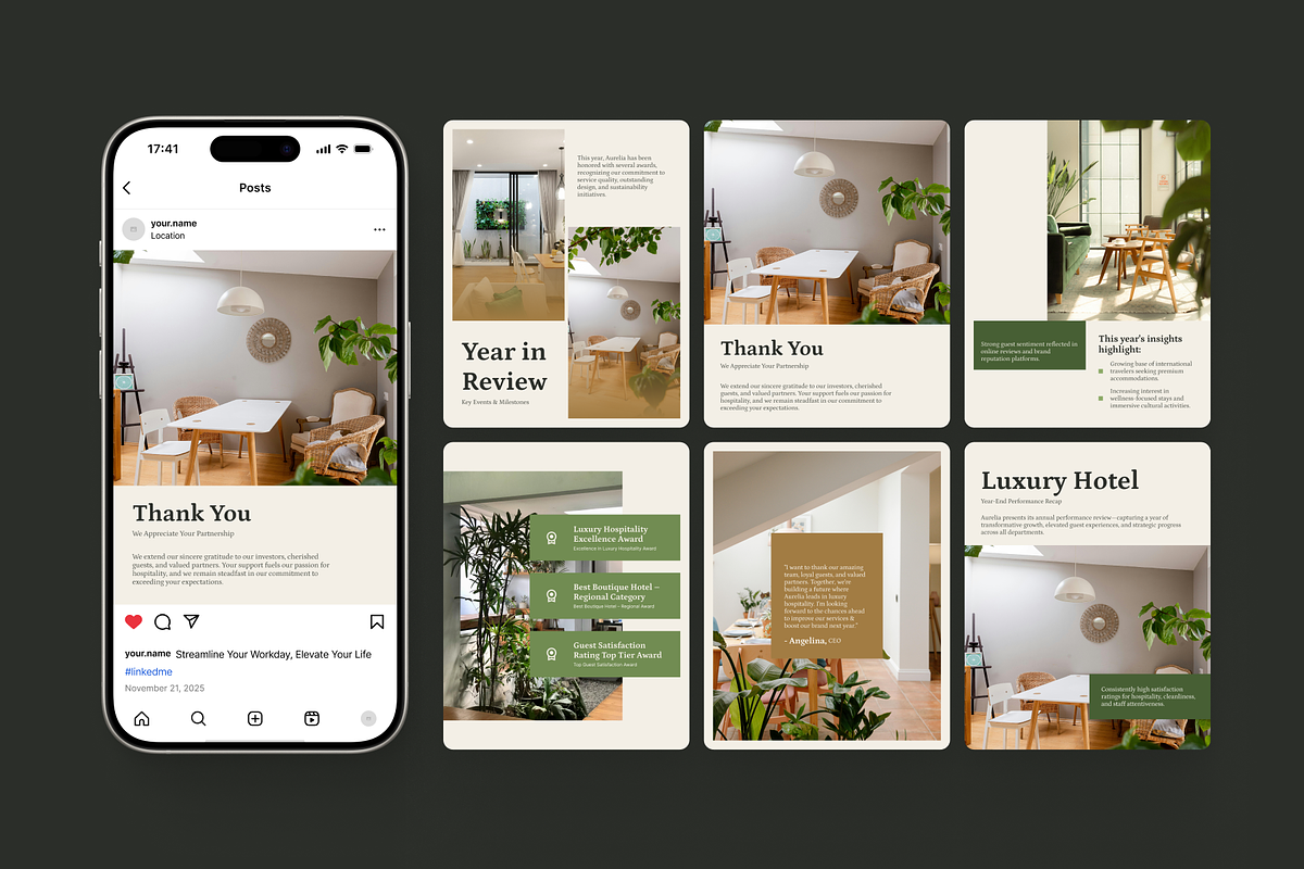 Luxury - Hotel & Resort Social Media, a Social Media Template by SLAB! Design (Photo 2 of 8)