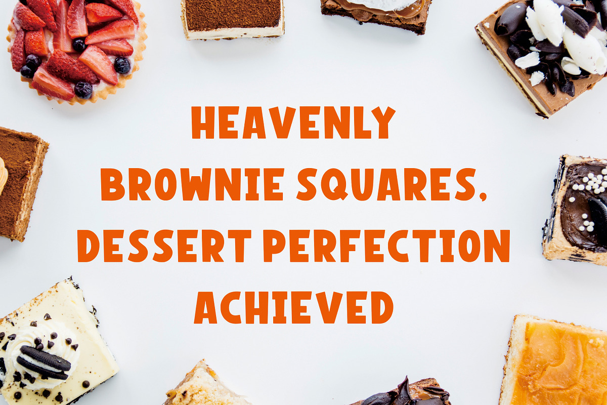 BROWNIES, a Sans Serif Font by Mozatype (Photo 4 of 7)