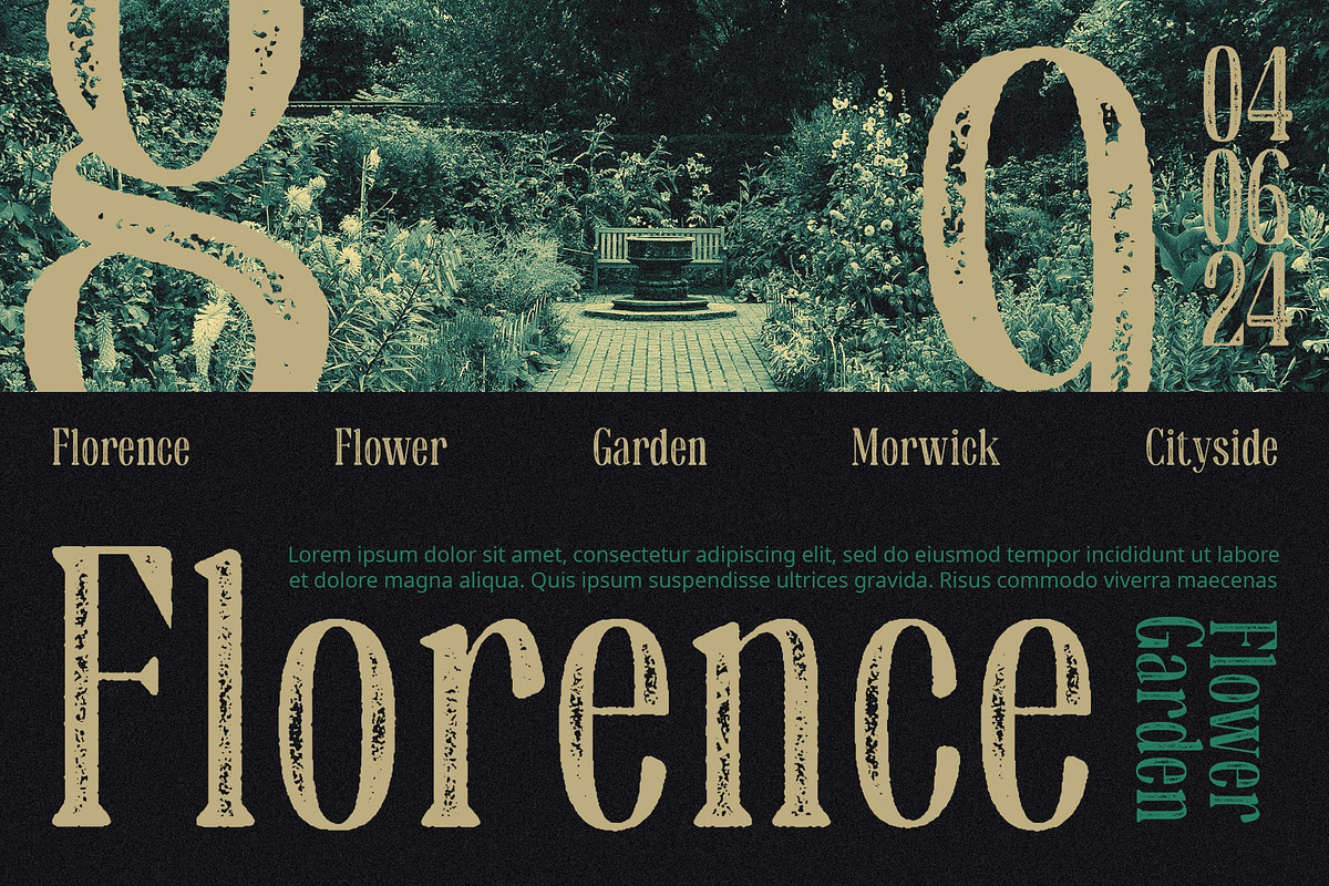Benida Rounded Vintage, a Serif Font by Craft Supply Co. (Photo 6 of 8)