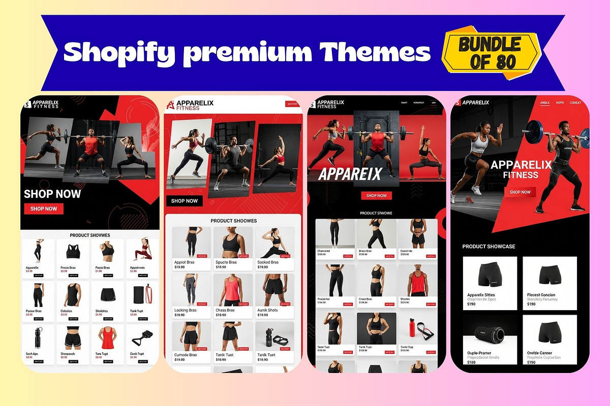 Shopify Premium bundle of 80 Themes, a Shopify Template by Aban's World (Photo 12 of 59)