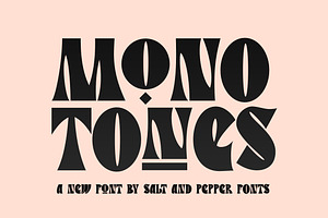 Monotones Font