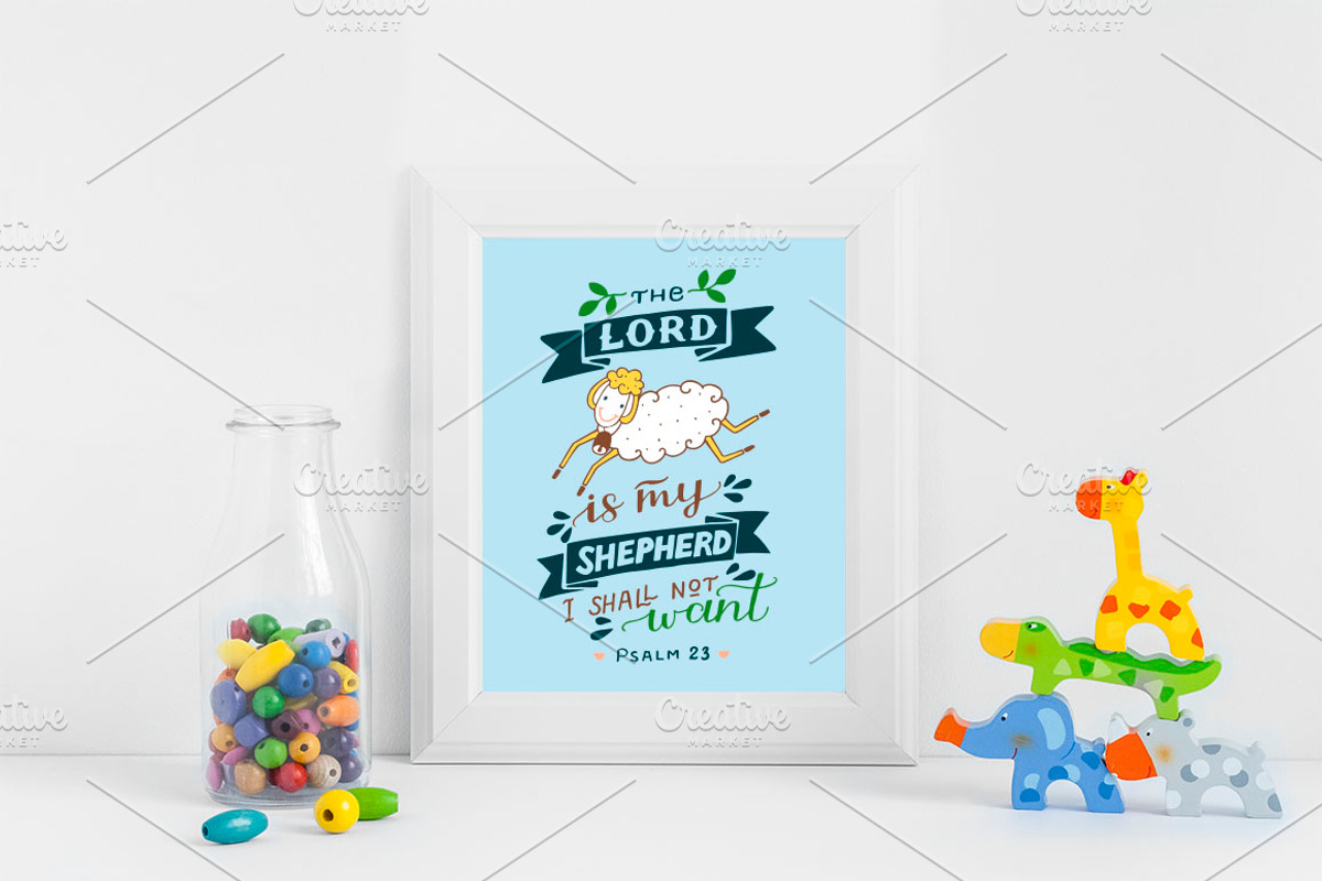 7 THE BEST BIBLE VERSES #5, an Education Illustration by Ola-la-la (Photo 4 of 8)