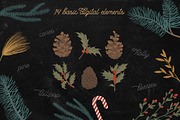 Holly Jolly Collection #1, an Illustration by Elisa Ursa (Thumbnail 2 of 9)