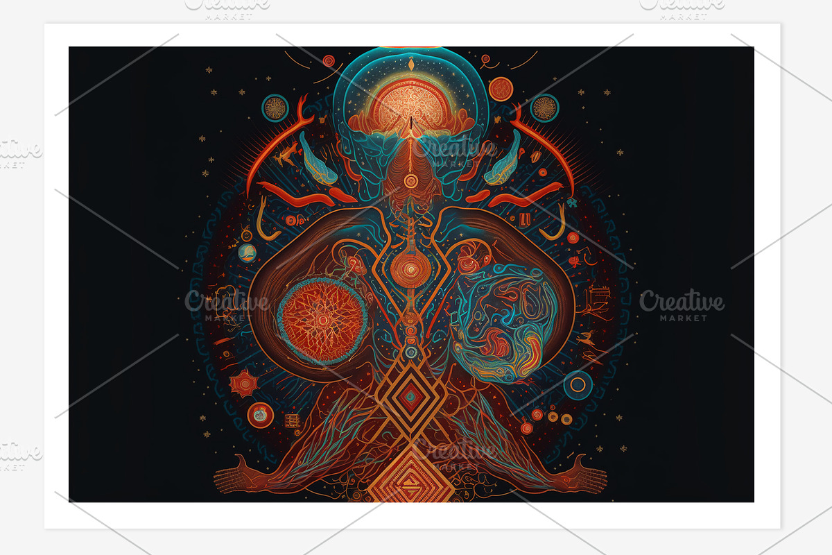 Sham Collection · Shaman Art, a Person Illustration by milatovar (Photo 5 of 18)