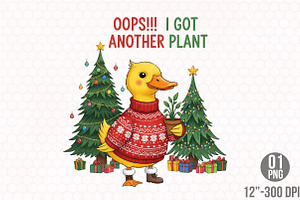 Oops I Got Another Plant Christmas, a Graphic by Designking