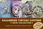 Halloween Hollow Vintage Cartoon, an Illustration by vectstudio (Thumbnail 1 of 5)