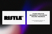 Ristle – Bold Modern Display Sans, a Font by roomspace creative lab (Thumbnail 7 of 12)