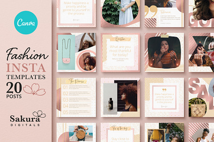 Fashion Instagram Templates Canva
