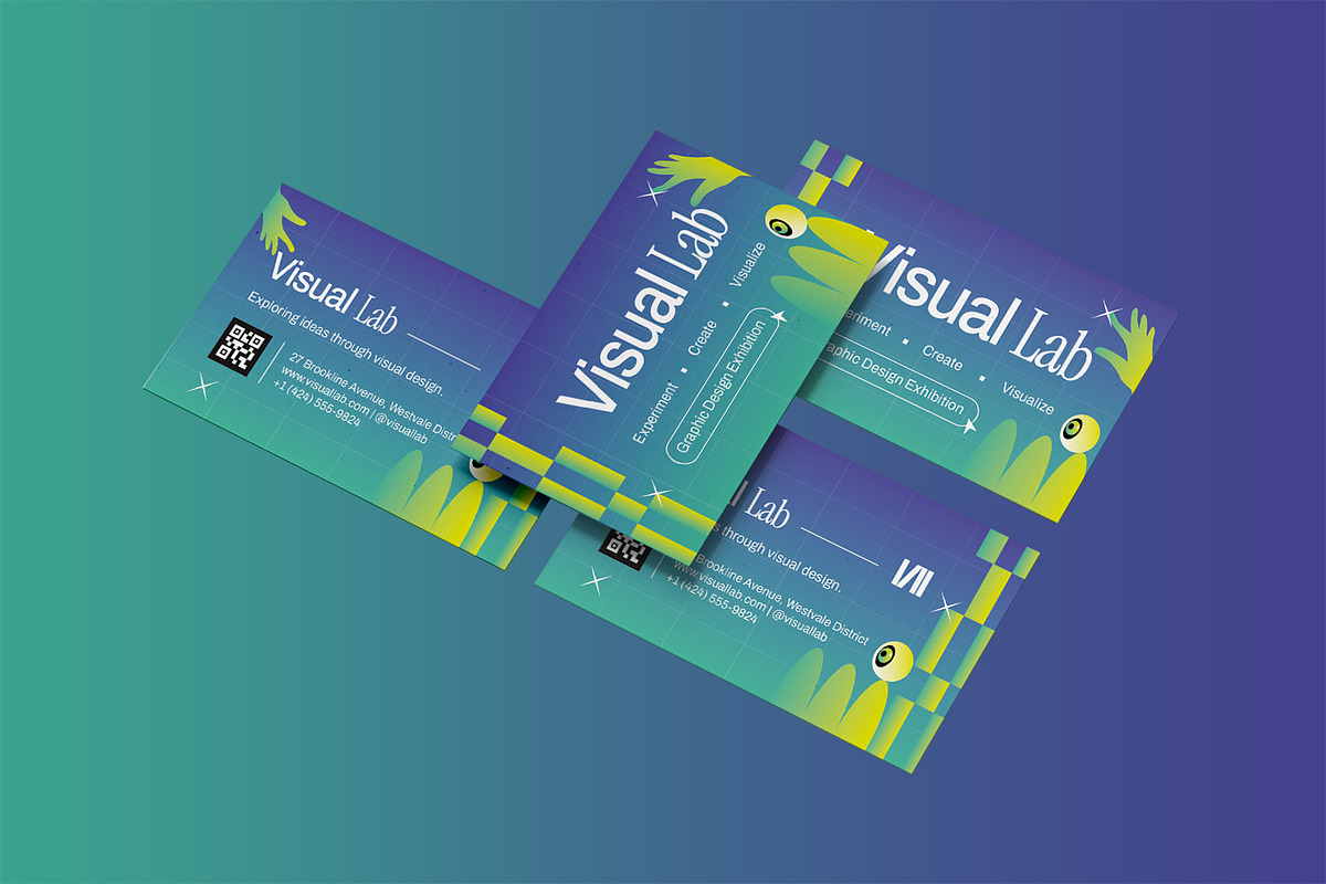 Visual Lab - Business Card, a Business Card Template by StreaksideStd (Photo 3 of 3)
