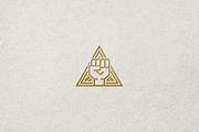 Geometric Triangle Hand Logo, a Branding & Logo Template by Luxury Logos (Thumbnail 4 of 4)