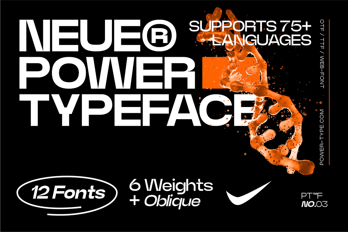 Neue Power Font Family, a Sans Serif Font by Power Type™ Foundry (Photo 1 of 10)