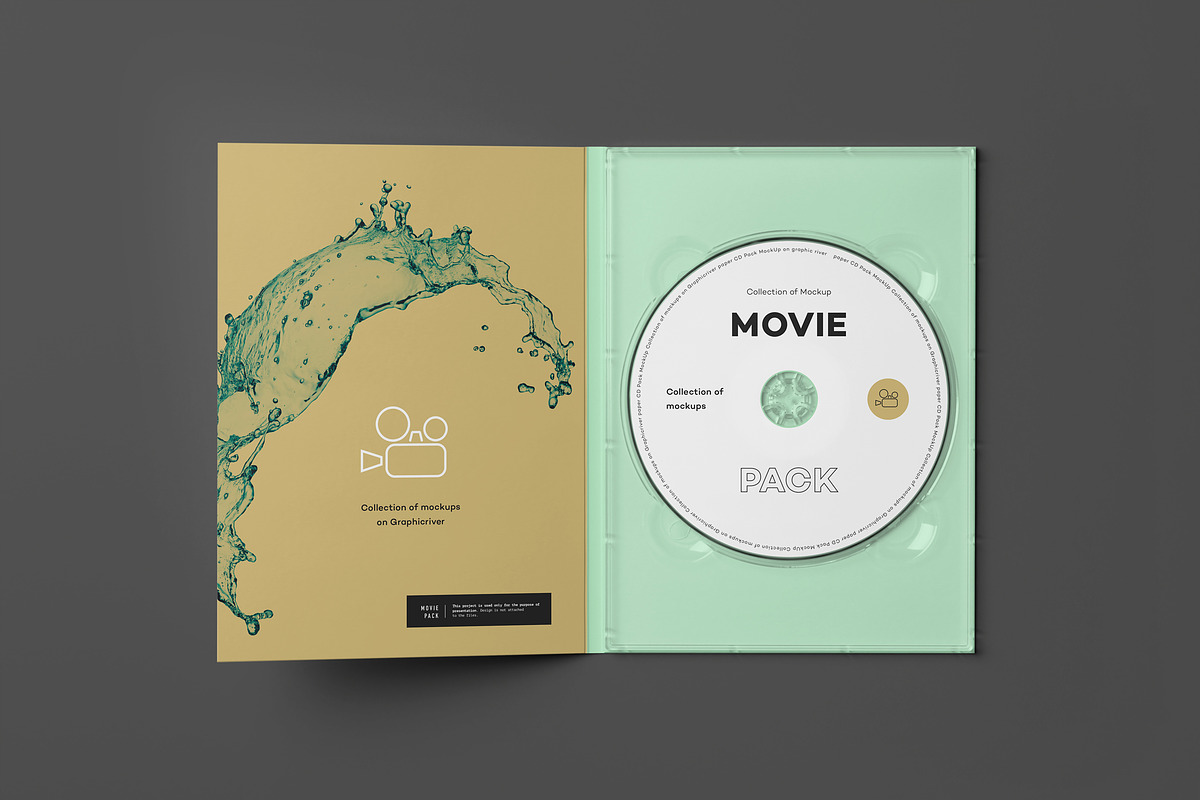 Movie Pack Mockup 1, a Packaging Mockup by Yogurt86 (Photo 8 of 16)