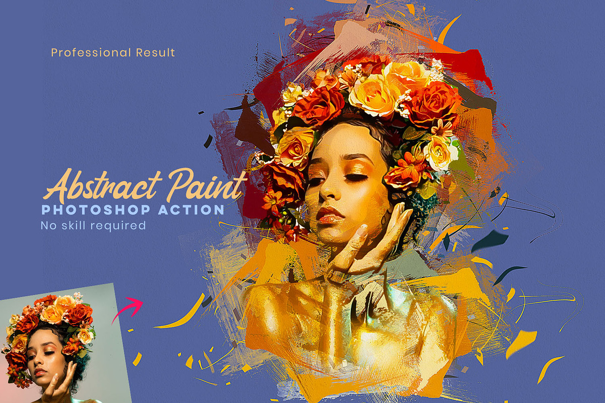Abstract Paint Photoshop Action, an Action Add-On by MRI STUDIO (Photo 17 of 18)