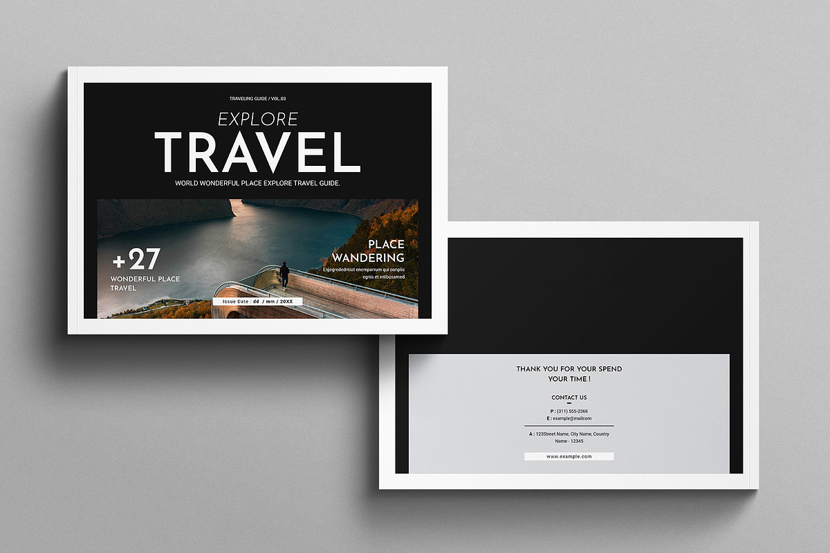 Explorer Travel Magazine Landscape, a Magazine Template by E-Type (Photo 7 of 7)