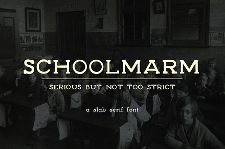 Schoolmarm Typeface