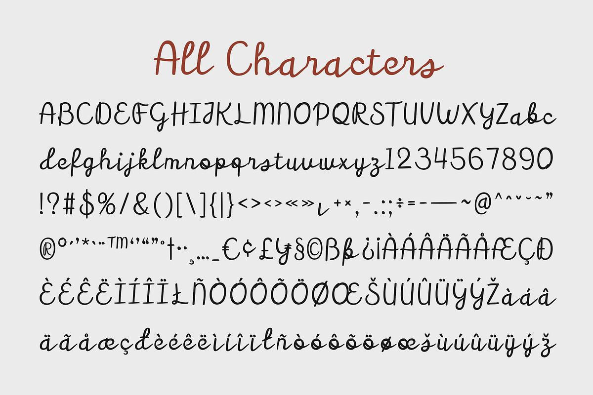 CS Abiola – Script Font, a Script Font by Craft Supply Co. (Photo 8 of 8)