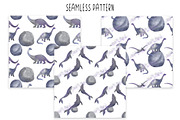Watercolor space dreams clipart PNG, an Animal Illustration by SleptArt (Thumbnail 4 of 5)